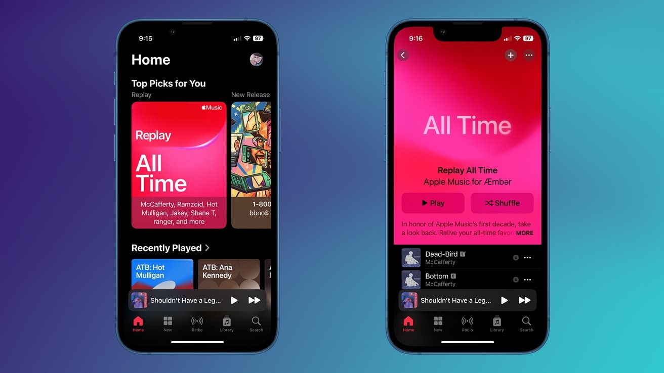 Apple Music kỷ niệm 10 năm với playlist cá nhân hoá “All Time”, người dùng Spotify cũng có thể tham gia