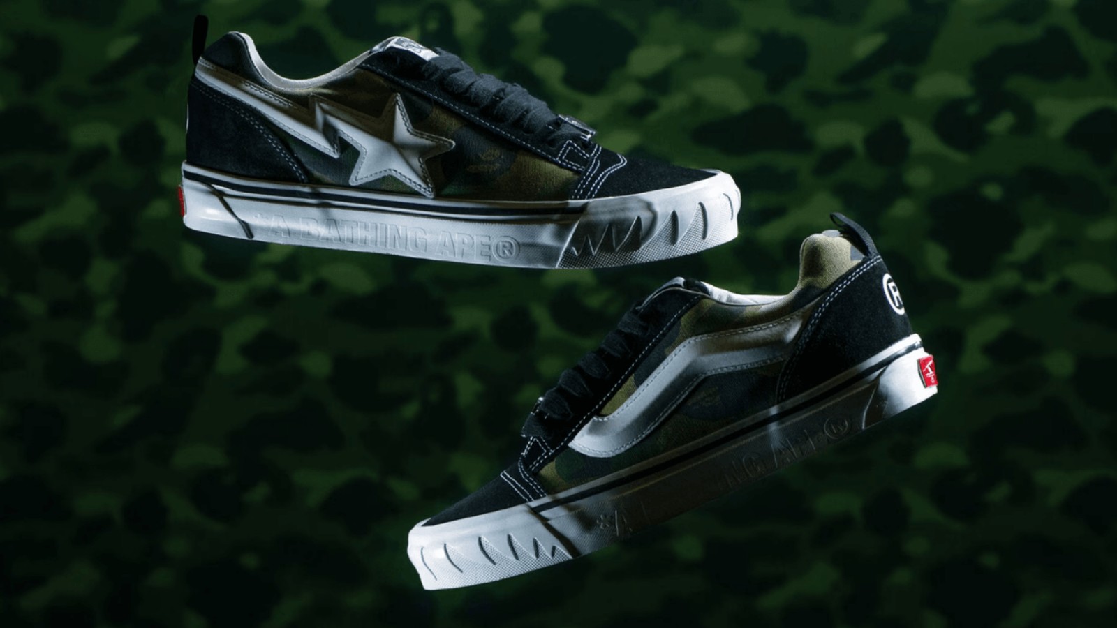 BAPE x Vans Premium Knu Skool: Khi hai biểu tượng Streetwear cùng xuất hiện trên một thiết kế