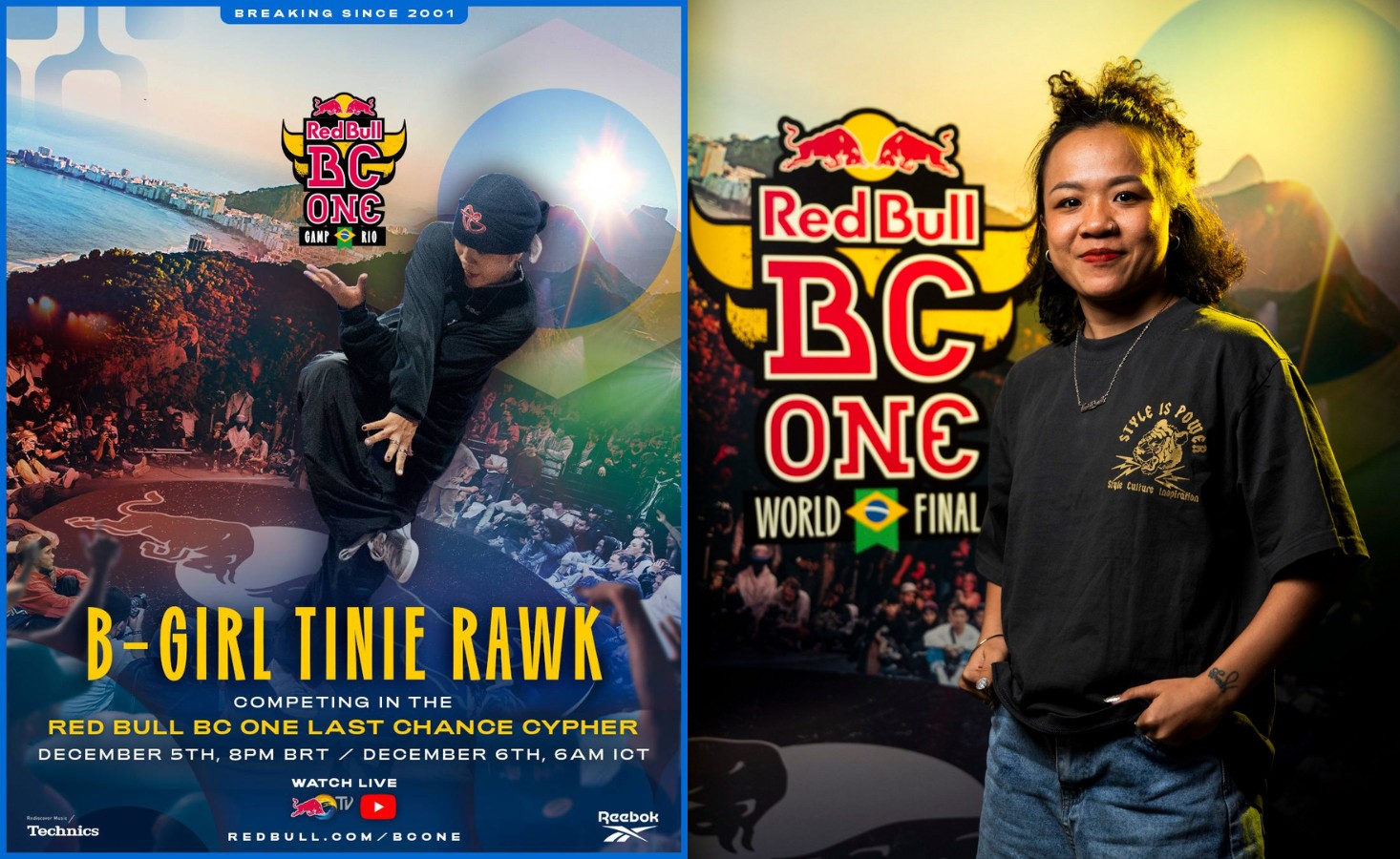 BGirl Tinnie Rawk tham gia tranh tài tại Red Bull BC One Last Chance Cypher 2024 và cùng dàn Lineup khủng thế giới