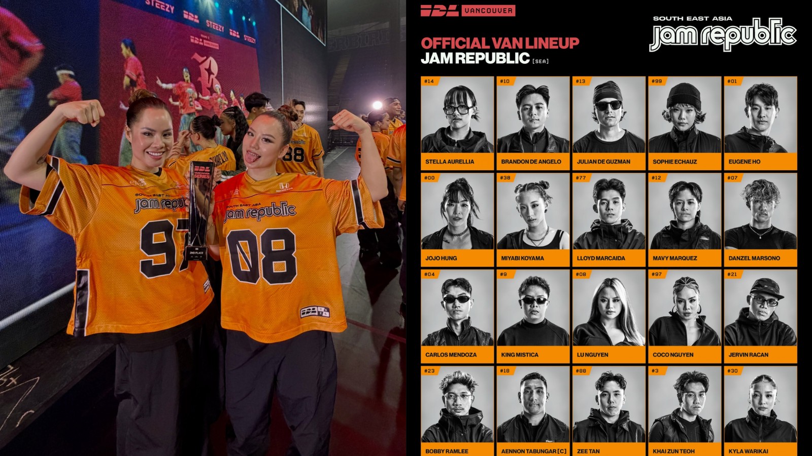 Cộ Cộ và Lu (FED Crew) đại diện Việt Nam trong JAM Republic SEA tham gia The International Dance League