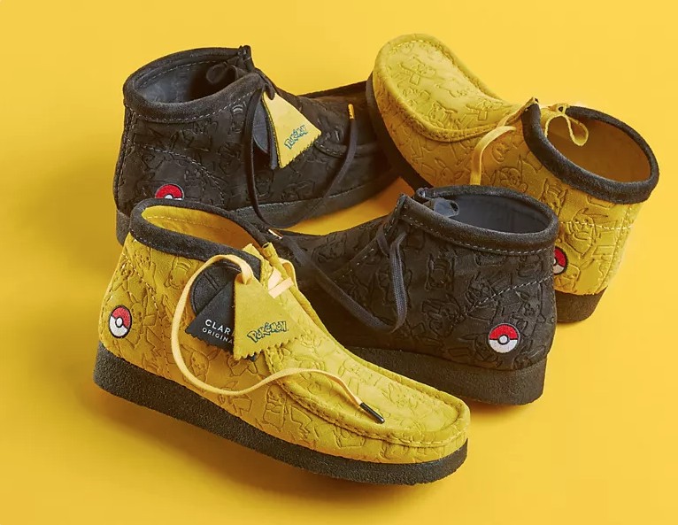 Đã chán các thương hiệu quần áo nổi tiếng, hãng giày Clark chuyển qua hợp tác với Pokémon