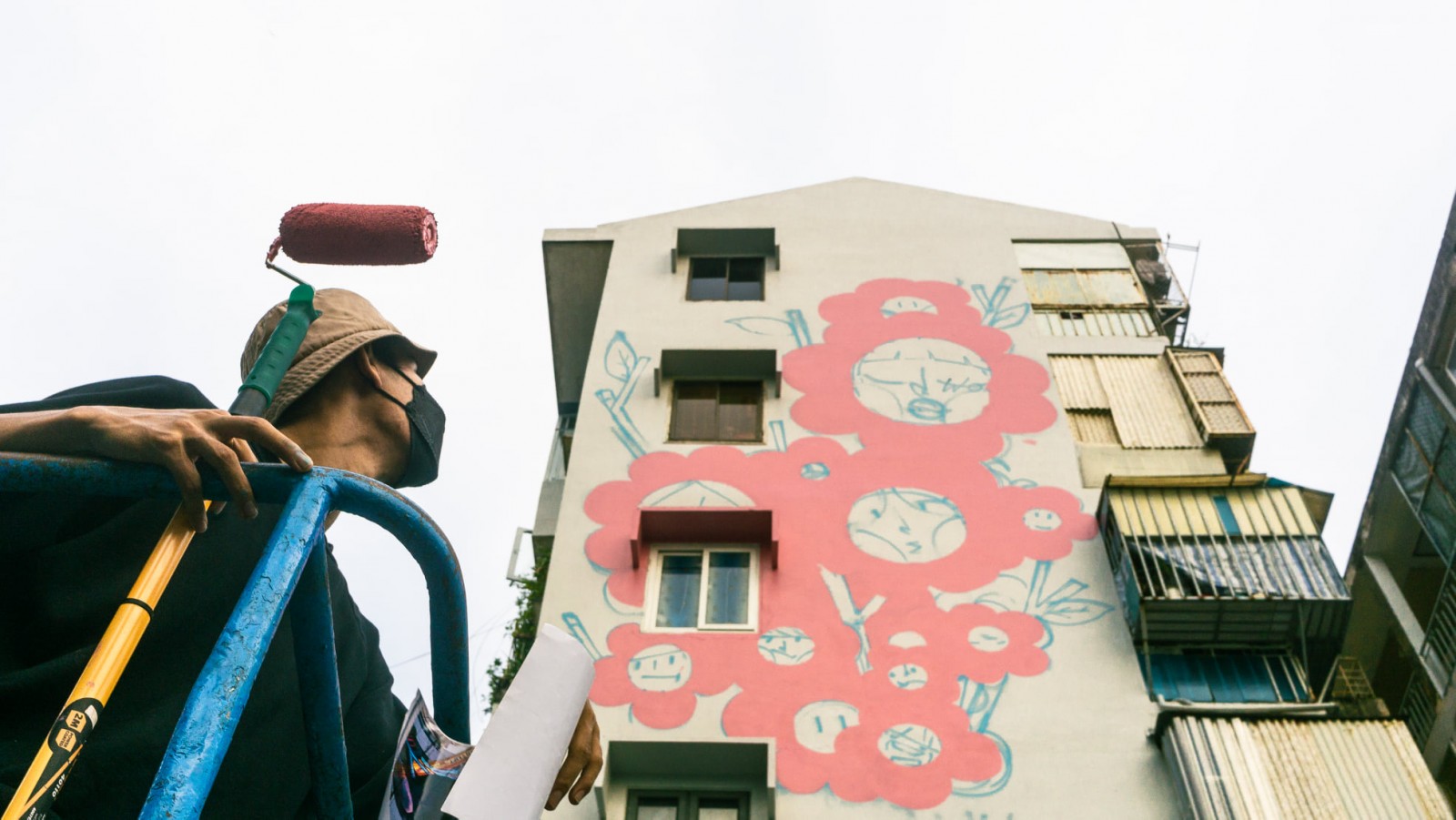 Đếm ngược ngày mở cửa thăm quan các tác phẩm của dự án "Saigon Urban Arts: Street Mural Painting"