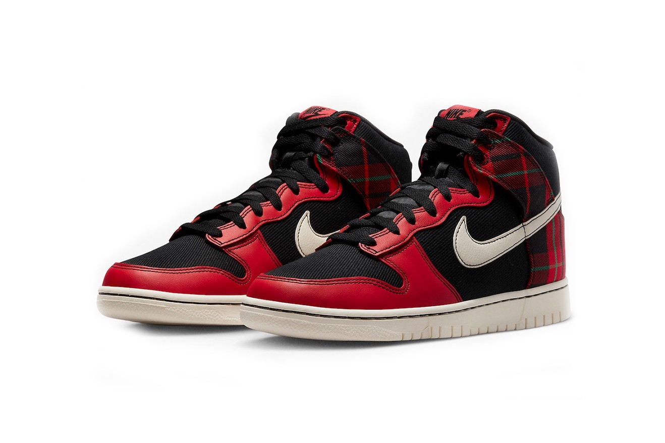 Nike cho ra mắt đôi Dunk High được trang bị hoạ tiết sọc đỏ huyền thoại