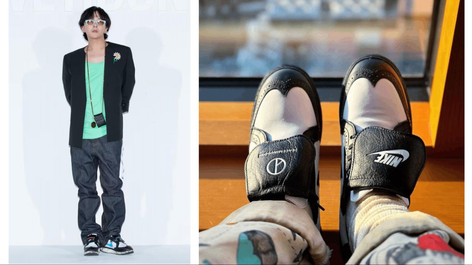 G-Dragon hé lộ về đôi PEACEMINUSONE x Nike Kwondo 1 mới!