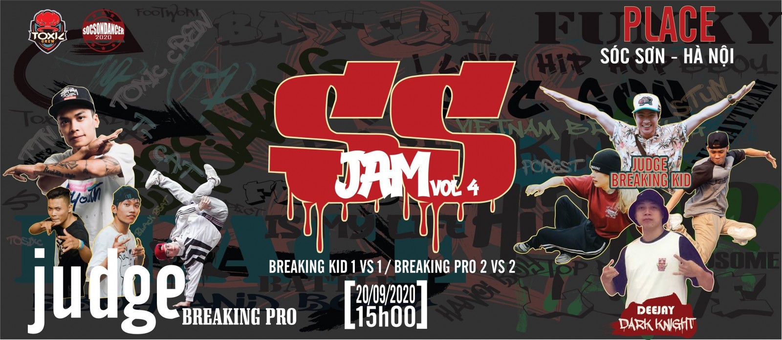 Giải đấu ven đô SS Jam Vol 4 - Sự hấp dẫn báo hiệu một quý IV thành công của Breaking Hà Nội.