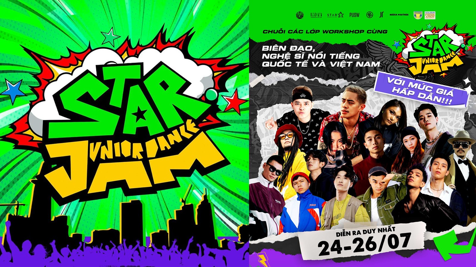 Khách mời chuẩn quốc tế tại STAR JUNIOR DANCE JAM (SJDJ)