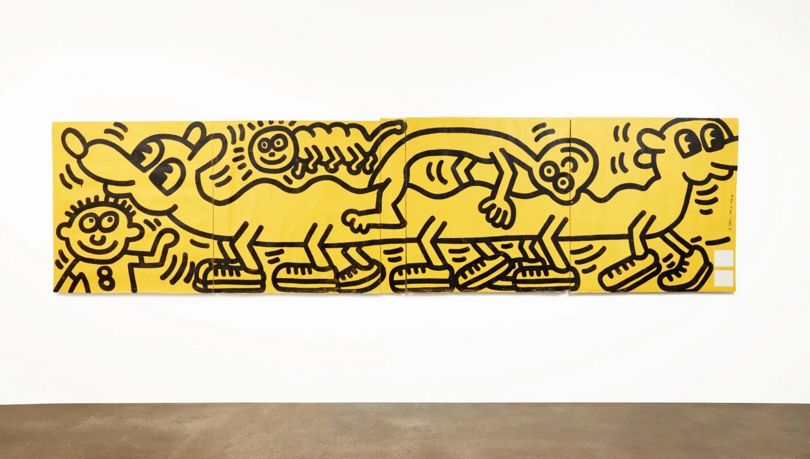 Một bức tranh của cố nghệ sĩ Keith Haring vừa được đấu giá hơn 23 tỷ đồng