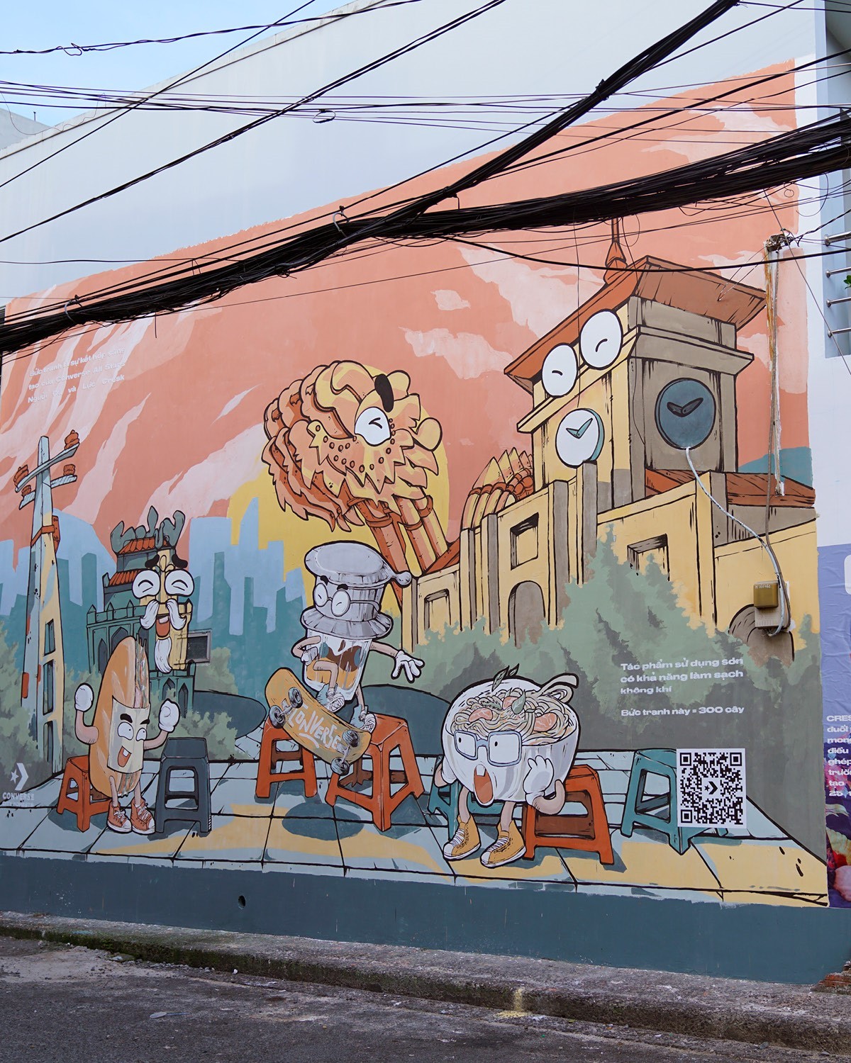Sản phẩm tranh tường Street Art đầu tiên ở Việt Nam tự thanh lọc được không khí