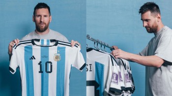 Áo thi đấu FIFA World Cup 2022 của Messi sẽ được bán đấu giá!