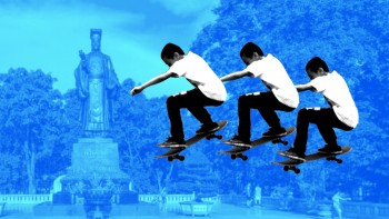 Cậu bé 10 tuổi đánh bật các đàn anh – Kickflip 6 bậc huyền thoại tượng đài Lý Thái Tổ