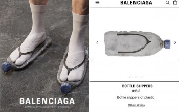 Đôi dép chai nhựa Balenciaga bán với giá bèo chỉ hơn 20 triệu