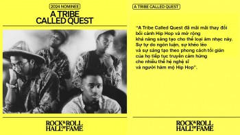 Nhóm nhạc Hip Hop huyền thoại A Tribe Called Quest được ghi tên vào Đại sảnh danh vọng Rock & Roll