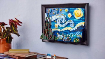 Phiên bản Lego của bức The Starry Night - Vincent van Gogh